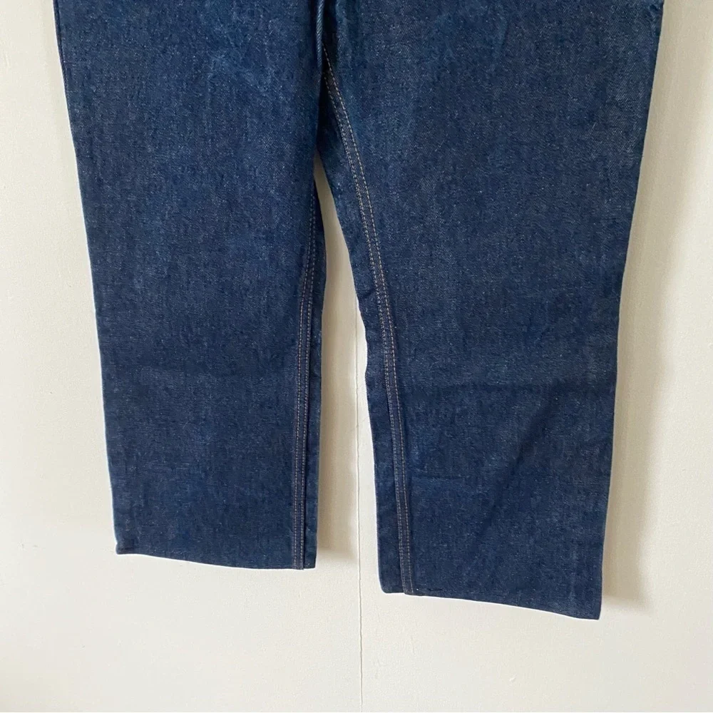 Vintage Levi’s 517 Bootcut Jeans Rigid Dark Wash Denim 90s Retro Hemmed Mens 34‎